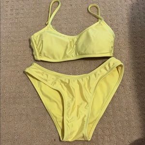 Yellow bikini